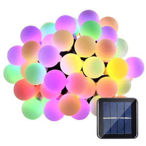 Solar Indoor Outdoor IP65 Waterproof APP Control Fairy Garland <strong>Light</strong> <strong>Color</strong> <strong>Changing</strong> <strong>Globe</strong> Music Smart <strong>LED</strong> <strong>String</strong> <strong>Lights</strong> - Product Image 3