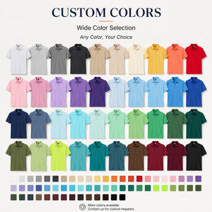 Custom Logo Unisex Performance <b>Polo</b> Shirt Men Women Breathable Soft Golf Team Uniform Wholesale 15 Colors <b>Orange</b> - Product Image 3