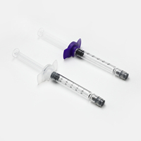 Seringue en verre stérilisée de 10 ml (10 cc) avec embout Luer Lock, poignée ergonomique et emballage sous blister