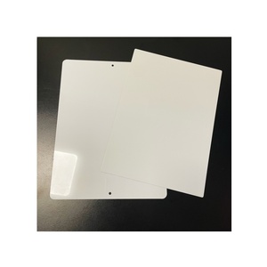 Tailles personnalisées Blanc Sublimation UV Impression Aluminium Métal Panneaux de signalisation 9 "x 12" x 0.65mm avec trous et <span class=keywords><strong>coins</strong></span> - Product Image 1