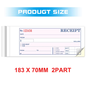 Carnet <span class=keywords><strong>de</strong></span> reçus autocopiants en 2 feuillets, format personnalisé, impression offset, pour <span class=keywords><strong>loyer</strong></span>, prix <span class=keywords><strong>de</strong></span> gros - Product Image 4