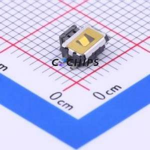 TS-1186D-C-A Tactile Switch SMD Switch Single Pole Single Throw Rectangle Button 2.6N Horizontal Mount - Product Image 1