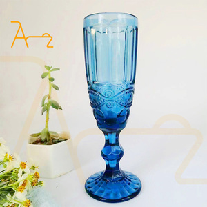 Vintage Colored Crystal Glasses pink Goblet Water Drinking Glasses Set Juice Beer Cup <strong>Luxury</strong> Wedding <strong>champagne</strong> <strong>Flute</strong> - Product Image 2