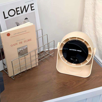 Ventilateur de bureau silencieux 100 vitesses avec écran intelligent, mini USB, rechargeable, portable, mural, petit ventilateur de refroidissement extérieur