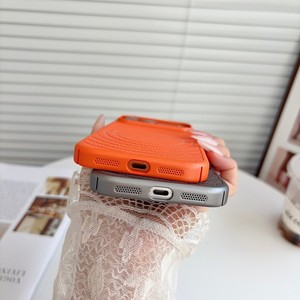 เคสโทรศัพท์มือถือหนัง PU ลายคลื่นคุณภาพสูง พร้อมแม่เหล็ก สำหรับ iPhone 17 16 15 14 13 pro max ฝาหลังแข็ง PC ป้องกันแรงกระแทก - Product Image 5