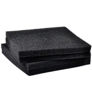 Multi Sizes Black Filtration Foam Aquarium Fish Tank Biochemical Filter Sponge Pad Skimmer Long Use Time Sponge Supply Tank