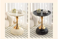 Table basse à taille fine, Table d'angle mobile, Commode de chevet créative, Table d'appoint de luxe pour canapé de salon