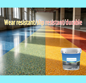 Revestimiento Epóxico Autonivelante con Arena de Color para Pisos, Revestimiento Plástico Decorativo, Sistema de Terrazo de Cuarzo, Antideslizante y Resistente al Desgaste - Product Image 1