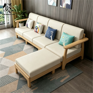 โรงงานผลิต โซฟาปรับนอนได้ ดีไซน์ใหม่ เฟอร์นิเจอร์ห้องนั่งเล่น โซฟาไม้พับได้ ราคาดีที่สุด รับสั่งทำ มีสินค้าพร้อมส่ง - Product Image 2