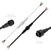 Connecteur M12 extérieur, 2, 3, 4, 5 broches, circulaire, industriel, mâle/femelle, étanche IP67, pour câble électrique