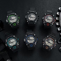 Reloj Digital de Plástico de Lujo Unisex 2025, Reloj Deportivo para Mujeres, Hombres, Niños, con Pantalla LED para Exteriores