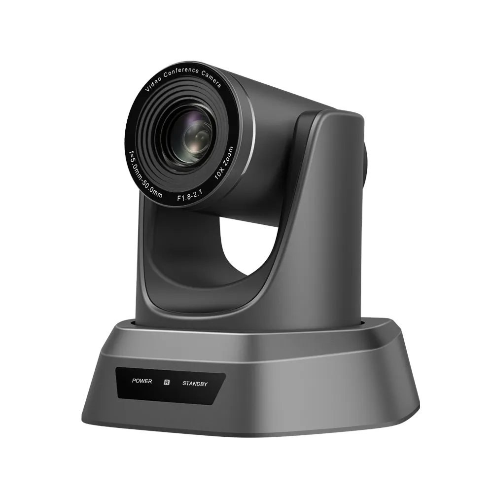 Tongveo UV600 NDI kamera konferensi PTZ, kristal bening HD 1080p untuk Streaming langsung konferensi Video atau siaran