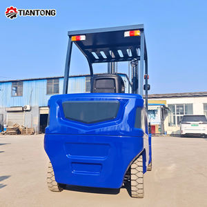 מלגזה חשמלית עם סוללת ליתיום חדשה של 3 טון, ללא זיהום, עם איזון הידראולי, לעבודה בתוך מבנים - Product Image 4