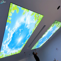 Dekorasi 3D cetakan UV Digital DIY ruang luminer tekstil palsu mural PVC film langit-langit melar membran plastik untuk atap