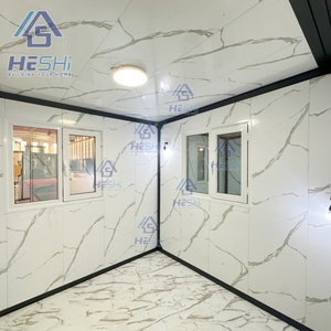 บ้านคอนเทนเนอร์สำเร็จรูปขนาด 40 ฟุต 20 ฟุต แบบขยายได้ สร้างเร็ว 1 2 3 4 5 ห้องนอน บ้านเคลื่อนที่พับได้ - Product Image 3