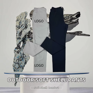 <span class=keywords><strong>Pantalon</strong></span> <span class=keywords><strong>de</strong></span> randonnée softshell léger en polaire avec cordon <span class=keywords><strong>de</strong></span> serrage, taille mi-haute, coupe droite, pour activités <span class=keywords><strong>de</strong></span> plein air transfrontalières - Product Image 3