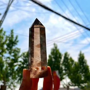 คริสตัลควอตซ์สโมคกี้ธรรมชาติทรงหอก ขายส่ง สำหรับงานฝีมือ - Product Image 3