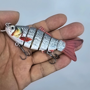 Esca Artificiale Rigida Multi-Articolata <span class=keywords><strong>DN</strong></span> 17.5g 19g 19.5g, Swimbait da Pesca a 6 Sezioni, Esche Rigide Segmentate - Product Image 5