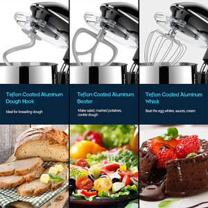 Hành Tinh Trộn Điện Nghiêng Đầu 10L Thép Không Gỉ Bát Tự Động Bột Kneader Bánh Thực Phẩm Trộn Cho Nhà Bếp Thiết Bị - Product Image 3