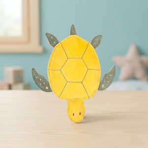 Cute Cartoon <b>Turtle</b> Squeaky Leather Chew <b>Toy</b> Small Size Durable Indoor for Dogs Heavy-Duty New - Product Image 3