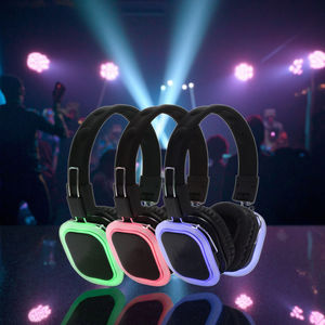 Omfox mạng lưới Tai nghe 2.4G phát sóng không dây tai nghe rõ ràng thông tin liên lạc Disco DJ hộp ma thuật Transmitter OEM - Product Image 1