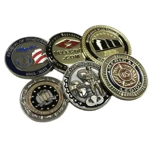 Monedas de desafío personalizadas, fichas de Metal, monedas conmemorativas, moneda de desafío de aniversario corporativo para grabado láser