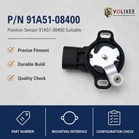 Capteur de position de pédale d'accélérateur 91A51-08400 pour excavatrice et chargeuse, commande par potentiomètre Hall