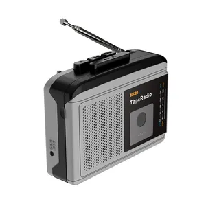 ezcap233 Portable TapeRadio Cassette Player with AM FM Radio Walkman Tape Player Build in Speaker Headphone Jack AA or USB Power