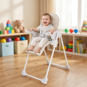 Silla de Alimentación Multifuncional para Bebés, Plegable, Portátil, Moderna, Segura, Ecológica, Mecedora para Bebés - Product Image 1