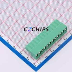 MXHT396K-3.96-12P-GN01-Cu-S-A Plug-in Terminal Block P=3.96mm Connector Plug Screw Fixing 1x12P 3.96mm - Product Image 2