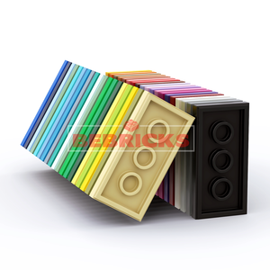 BEBRICKS Building Parts Series 87079 Tile 2x4 Building <strong>bricks</strong> parts 2*4 Light panel <strong>block</strong> sets part for kids DIY - Product Image 2