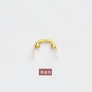 Mini tiradores de aleación de zinc en color oro y plata sin tornillos para cajas de madera, embalaje y cajones de joyería - Product Image 3