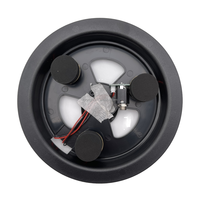 Plateau interne durable de 8/10/12/13/14/16 pouces pour tambour acoustique, électrique, snare, tom, avec 6 assemblages en mousse et prise jack 6,3 mm