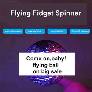 Sıcak satış Nova Pro sihirli 360 dönen Hover Mini Drone Led uçan küre topu oyuncak uçan Spinner Boomerang topu - Product Image 6
