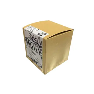 Caixa de presente de papel para chá e café feita sob medida, caixa dobrável personalizada de papelão luxuosa para embalagem de chá e café