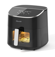 2 deux éléments chauffants haut bas double chauffage digital grande friteuse à air 7L 8L smart double chauffage friteuse à air 2200W