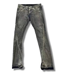 Jeans Personalizados AIPA, Jeans Deslavados de Color Oscuro, Jeans Desgastados Estilo <span class=keywords><strong>Rock</strong></span> 'n' Roll, Jeans Lavados a Mano - Product Image 6