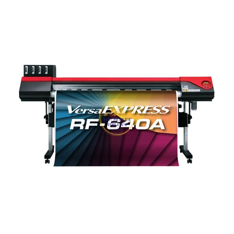 Kedua Tangan Roland Format Besar Inkjet Printer VersaEXPRESS RF-640 dengan DX7 Kepala