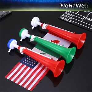Corneta de Plástico con Bandera para Fiestas de Fútbol - Trompeta de Animación con Bandera para Eventos Deportivos y Aficionados - Product Image 6