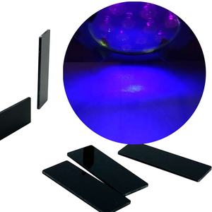 कस्टम ऑप्टिकल ब्लैक yx uv 340nm पट्टी के लिए प्रकाश फ़िल्टर यांगसिन ब्रांड 3 साल की वारंटी 90% ट्रांसमिशन - Product Image 1