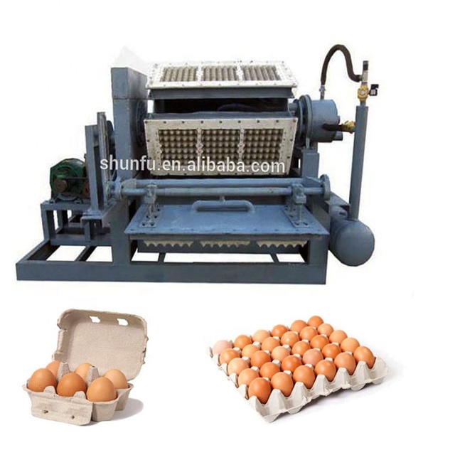 Shunfu PLC Controlled High Capacity Pulp Molding Egg Tray Carton Machine for Small Businesses