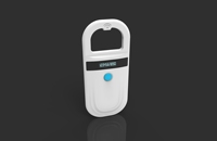 Scanner portable ECO-8180C Tera Pet pour étiquettes RFID et microchip avec anneau en D et interface USB – Scanner pour animaux de compagnie