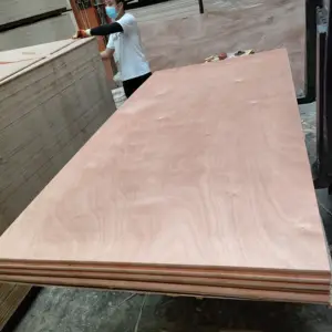 高品质天然单板4x8 3英寸3毫米红木奥库梅胶合板