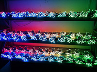 Lot de 50 modules d'éclairage LED couleur DC 5V, entrée WS2811, Pixel de 12mm, étanchéité IP68, couleur rvb 1903IC, lumière de noël numérique LED
