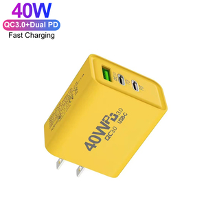 CE FCC 40W Multiport Charge Rapide 2Type C 2C1A 20W <span class=keywords><strong>Chargeur</strong></span> Pour <span class=keywords><strong>iPhone</strong></span> 16 15 14 13 Trois Ports USB C <span class=keywords><strong>Chargeur</strong></span> De Voyage <span class=keywords><strong>Portable</strong></span> - Product Image 5