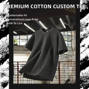 T-shirt de compression vintage de luxe de haute qualité 100% coton avec logo imprimé personnalisé Anti-UV et écologique Vêtements de sport pour hommes - Product Image 2