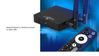 UGOOS AM9 PRO Android 14 TV Box S905X5 4GB/64GB 8K HD Wi-Fi 6 untuk 52 Smart Remote Control Power Supply