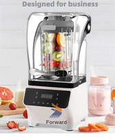 Mixeur Commercial de Smoothies 2L avec Moteur en Cuivre Pur Haute Puissance, Certifié CE, Sans BPA, 110V/220V