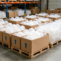 Boule creuse en plastique pour l'usine de purification de l'eau, eau brute