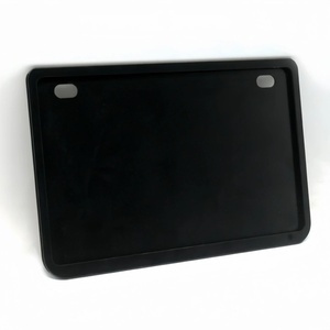 Motorcycle Accessories Universal Double-Layer Motorcycle License Plate Frame, Aluminum Alloy with Carbon Fiber Texture - Product Image 5